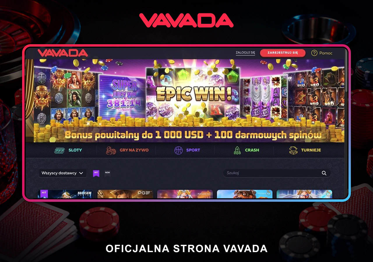 Oficjalna strona Vavada Casino w Polsce